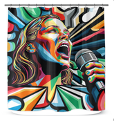 Melody Oasis Music Shower Curtain